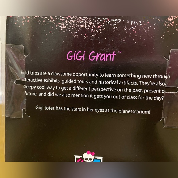 Monster High Freaky Field Trip Gigi Grant. 2014. Collectible Beautiful NWT NRFB - Picture 6 of 9